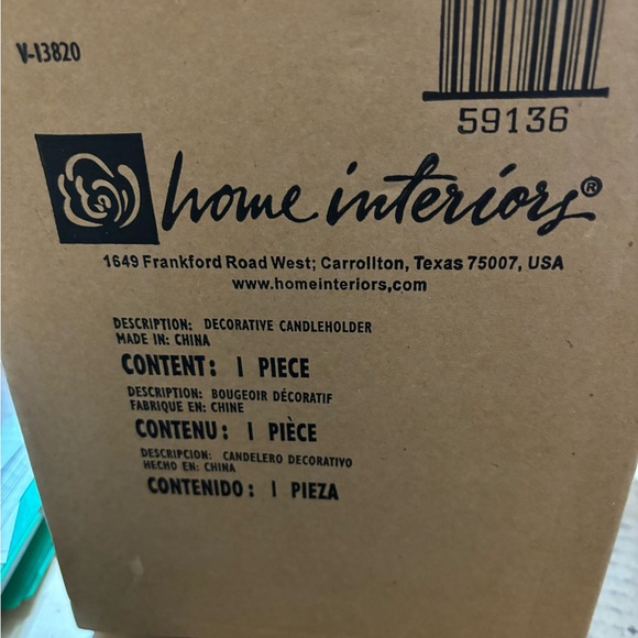 Home Interiors Snowman Candle Holder - Picture 2 of 9